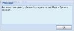 VMware vSphere Error